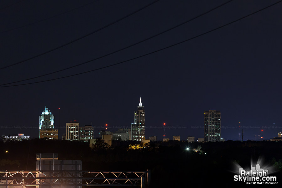 Skyline from far east Raleigh