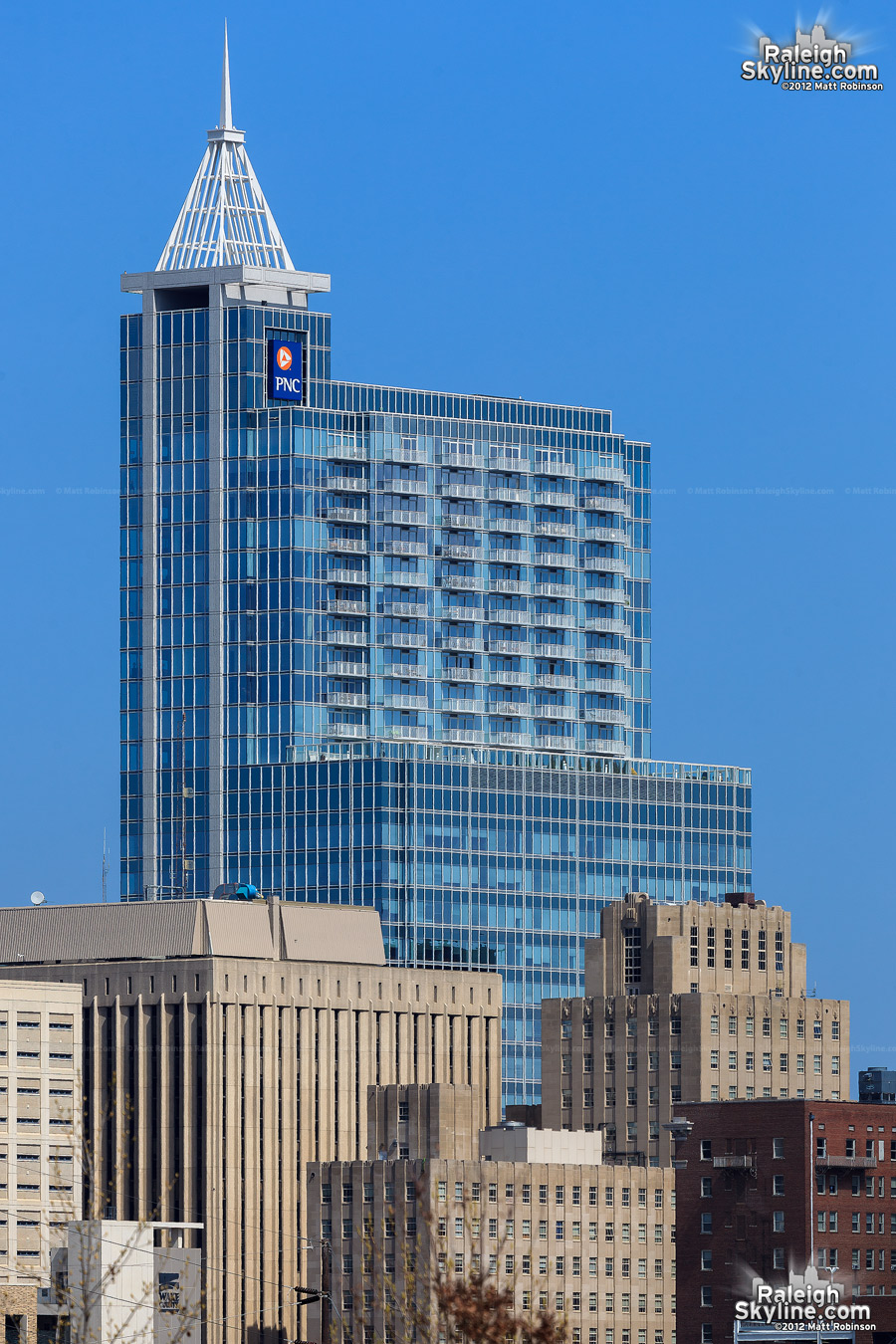 PNC Plaza from Dorothea Dix