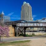 Norfolk Southern Railway bridge and downtown Raleigh