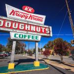 Peace Street Krispy Kreme sign