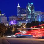 Raleigh Skyline in November 2013 from South Saunders