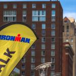 Ironman sign in downtown Raleigh