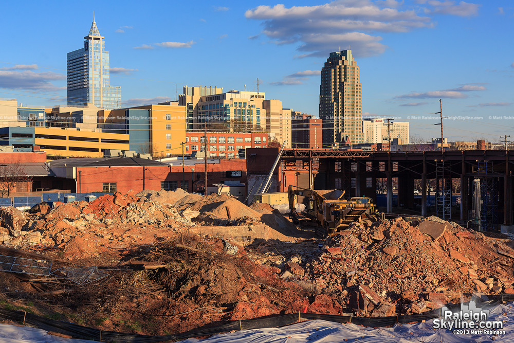 Site work at new location of Citrix office Raleigh