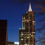 PNC Plaza with Comet PANNStarrs