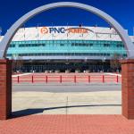 PNC Arena with arch