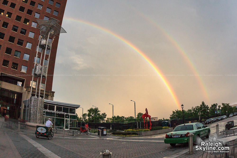 Rainbow from City Plaza
