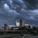 Menacing storm over Raleigh