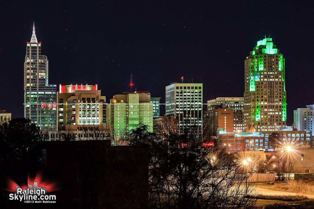 Twas the night before Christmas in Raleigh