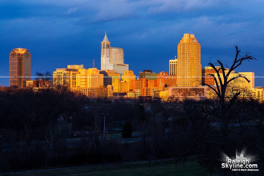 Raleigh Sunset From Dorothea Dix
