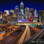 North Carolina Skyline at night by Matt Robinson