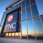 PNC sign atop PNC Plaza from roof