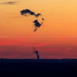 Shearon Harris nuclear power plant cooling tower from PNC Plaza