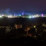 North Carolina State Fair as seen from PNC Plaza roof