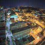 View looking northeast from PNC Plaza