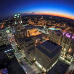 Fisheye looking southwest from PNC Plaza roof