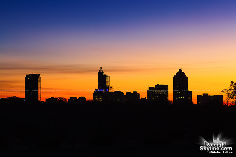 Backlit Ralegh Sunrise - November 25, 2013