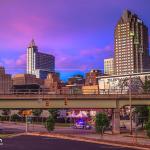 Pink sunset over Raleigh - June 23, 2013