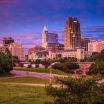 Hurricane sunset over Raleigh - August 27, 2011