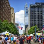 Fayetteville Street festivities on July 4, 2014