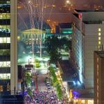 Fireworks over Fayetteville Street