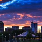 Raleigh Sunset from Chavis Park