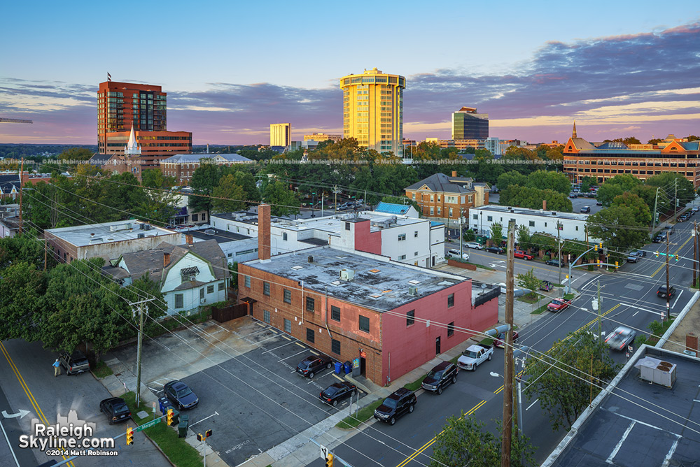 Looking toward the north end of Downtown from Citrix