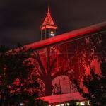 Raleigh Red Shimmer Wall and PNC Plaza