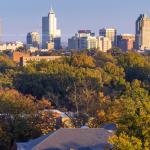 Raleigh Skyline from DH Hill in Autumn