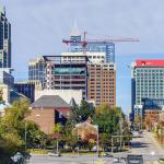 Downtown Raleigh from South Wilmington Street