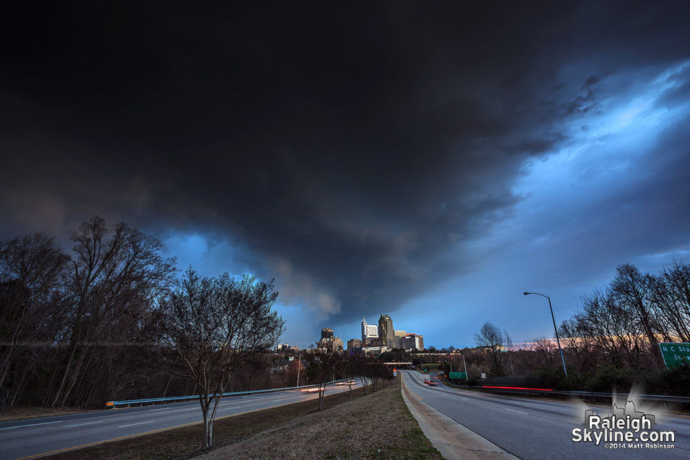 Downtown Raleigh Storm March 12, 2014