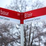 Icy Road signs in Raleigh