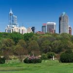 Sunny day in Downtown Raleigh