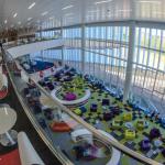 Interior of The Hunt Library at NC State