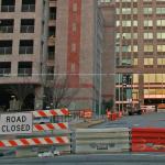 Downtown Raleigh streets were barricaded in a several block radius