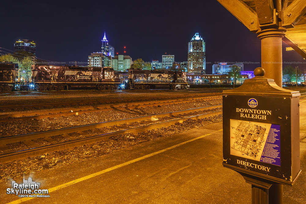 Downtown Raleigh from the Amtrak Station