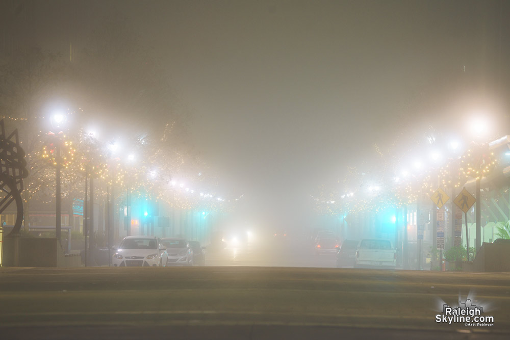 Fayetteville Street in the Fog