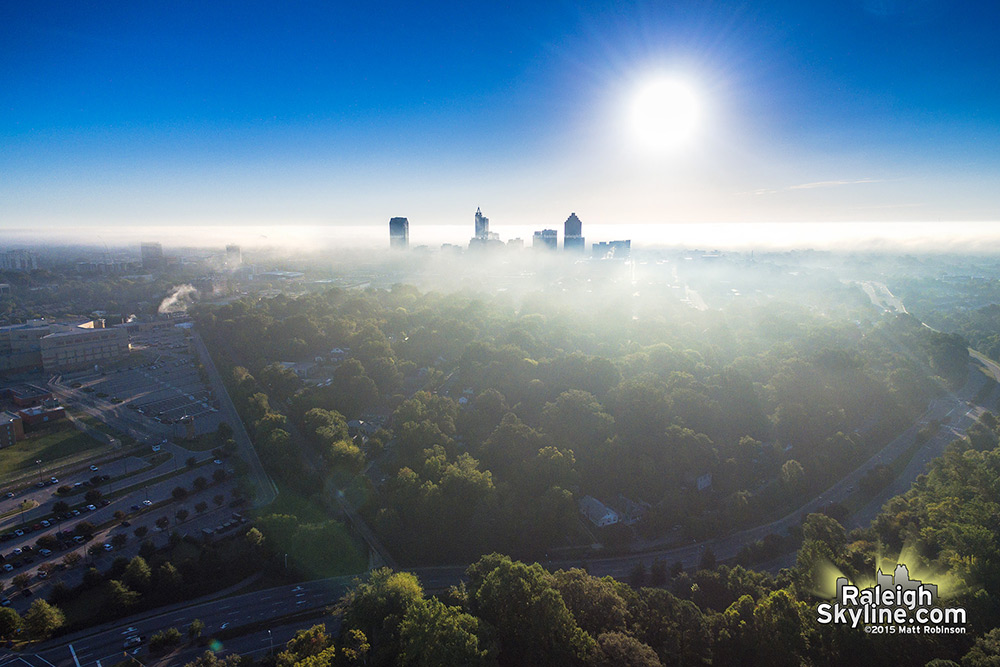 Fog over Boylan Heights