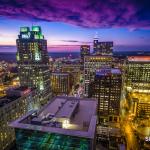 Spectacular Sunset over downtown Raleigh