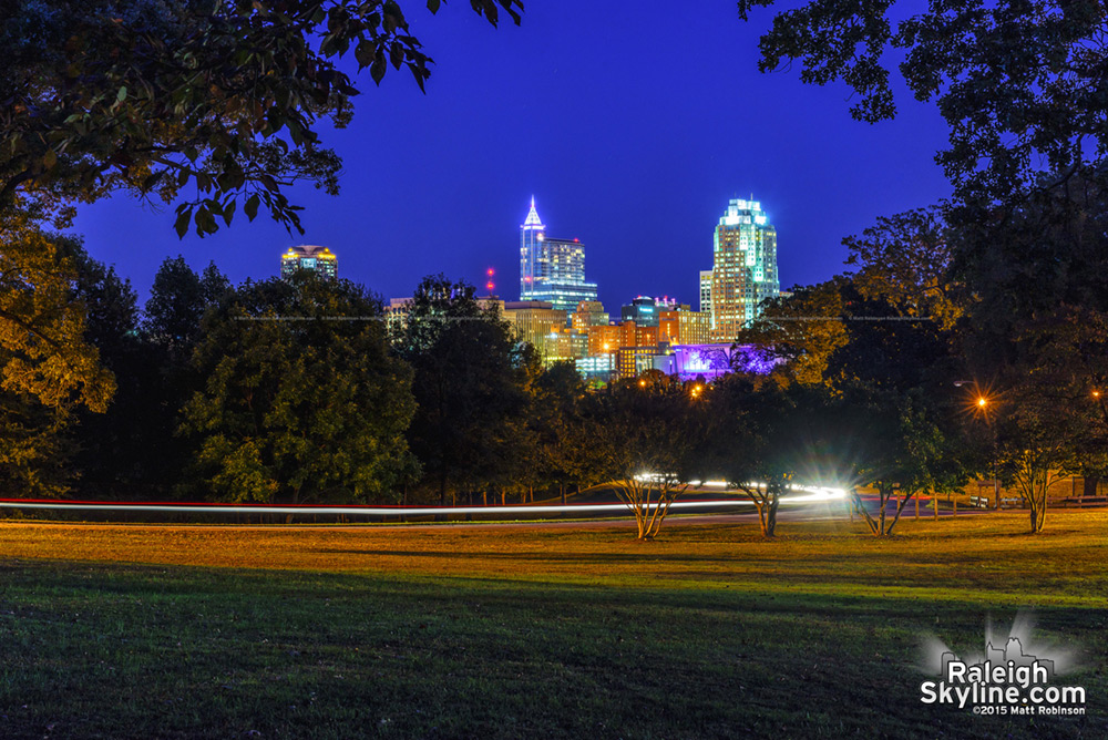 Downtown Raleigh at night 2015