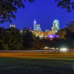 Downtown Raleigh at night 2015