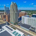 Raleigh aerial over the Convention Center