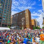 Crowds at IBMA World of Bluegrass 2016 in Downtown Raleigh