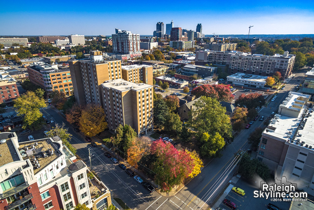 Raleigh's Glenwood South district and Fall colors