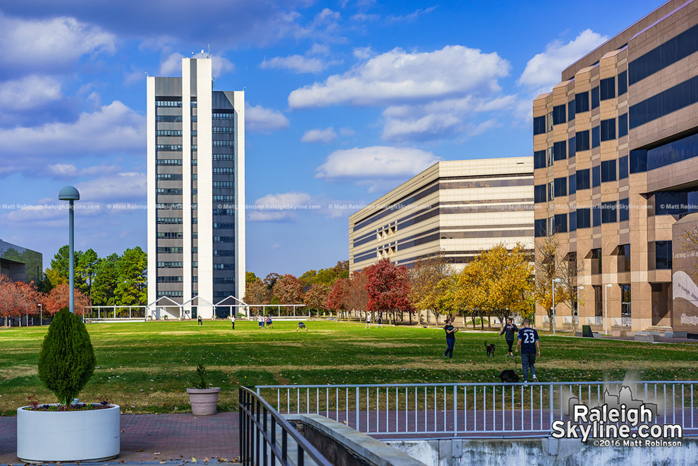 Halifax Mall in the fall