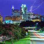 July 31, 2016 Lightning over Raleigh Skyline