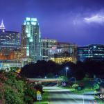 July 31, 2016 Lightning over Raleigh Skyline