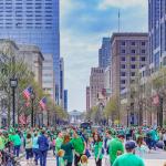 St. Patrick's day parade along Fayetteville Street