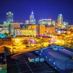 Downtown Raleigh at night 2016