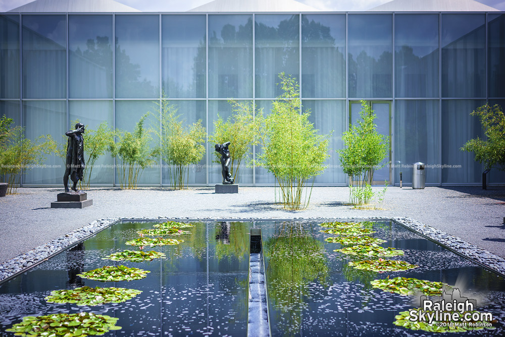 Pond at the NC Art Museum 