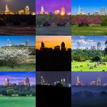 Moods of Raleigh - Raleigh Skyline landscapes from Dorothea Dix Park